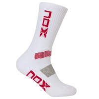 Calcetines Nox Pro Blanco Rojo 1 Par  Oferta + Barato
