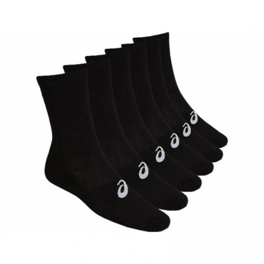 Asics MultiSport Noir Chaussettes 6 Paires  Offre - Pas cher