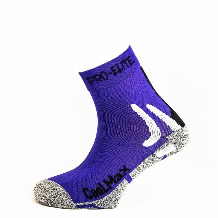 Calcetines Pro Elite Coolmax Violeta 1 Par  Oferta + Barato