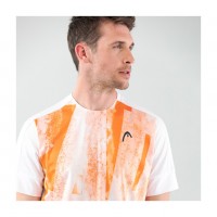 Camiseta Head Tech Naranja Print  Oferta + Barato