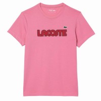 Camiseta Lacoste Sport Punto Rosa Burdeos  Oferta + Barato