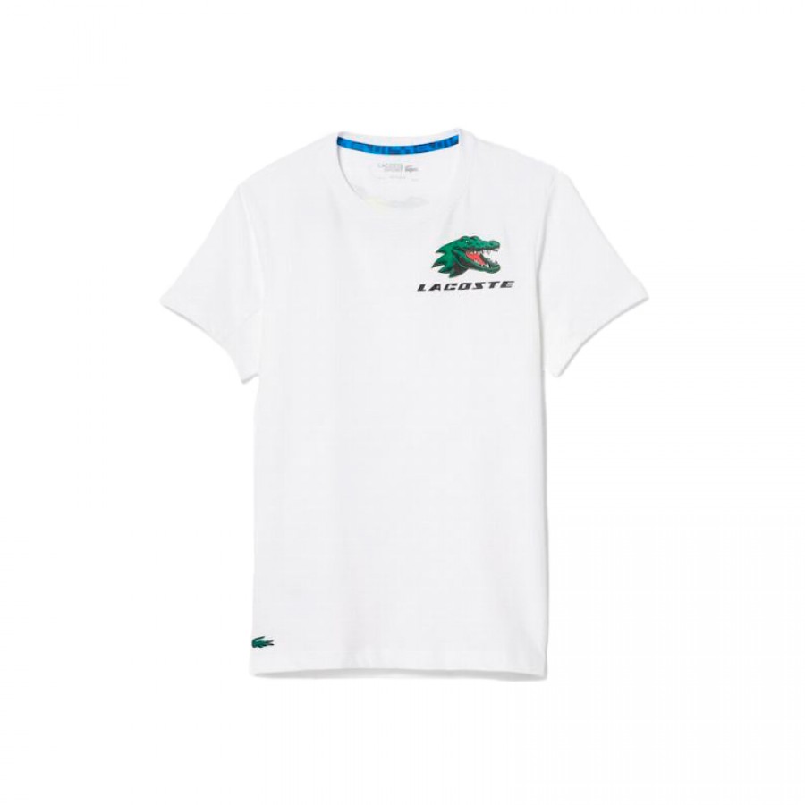 Lacoste Sport Tennis T-shirt Blanc  Offre - Pas cher