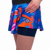 Falda Bidi Badu Spike Printed Wavy Azul Oscuro  Oferta + Barato