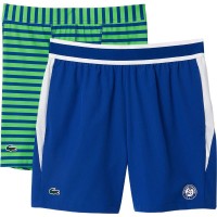 Lacoste Roland Garros Shorts Blue White Green  Offer + Cheap