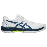 Zapatillas Asics Gel Game 9 Clay Blanco Azul Mako  Oferta + Barato