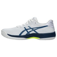 Zapatillas Asics Gel Game 9 Clay Blanco Azul Mako  Oferta + Barato