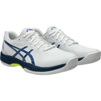 Zapatillas Asics Gel Game 9 Clay Blanco Azul Mako  Oferta + Barato
