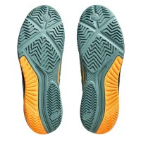 Baskets Asics Gel Resolution 9 Padel Jaune Celadon  Offre - Pas cher