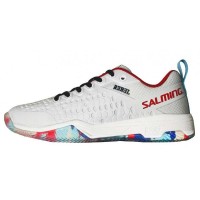 Zapatillas Salming Rebel Light Dazzle Blanco Rojo Azul Mujer  Oferta + Barato